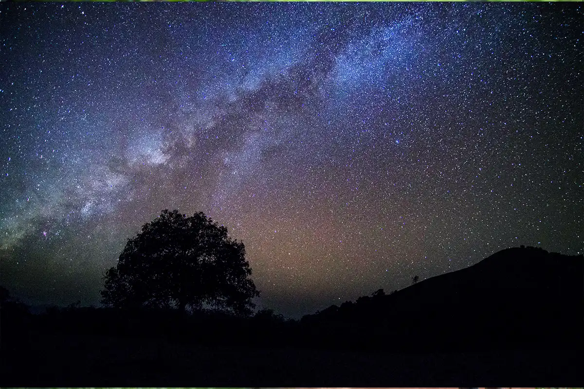 Ciel étoilé dans la Réserve Internationale de Ciel Étoilé des Cévennes