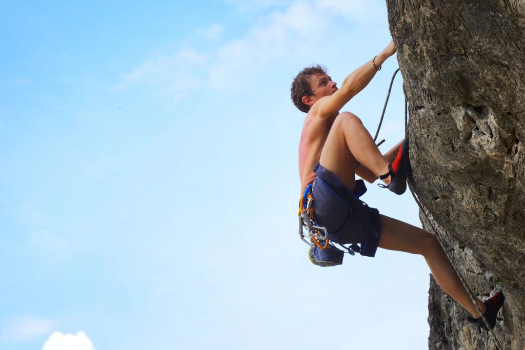 Escalade dans les gorges du Chassezac