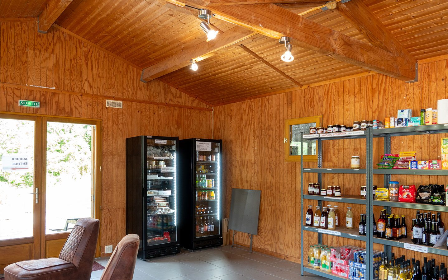 Epicerie de dépannage du Camping Lac de Villefort