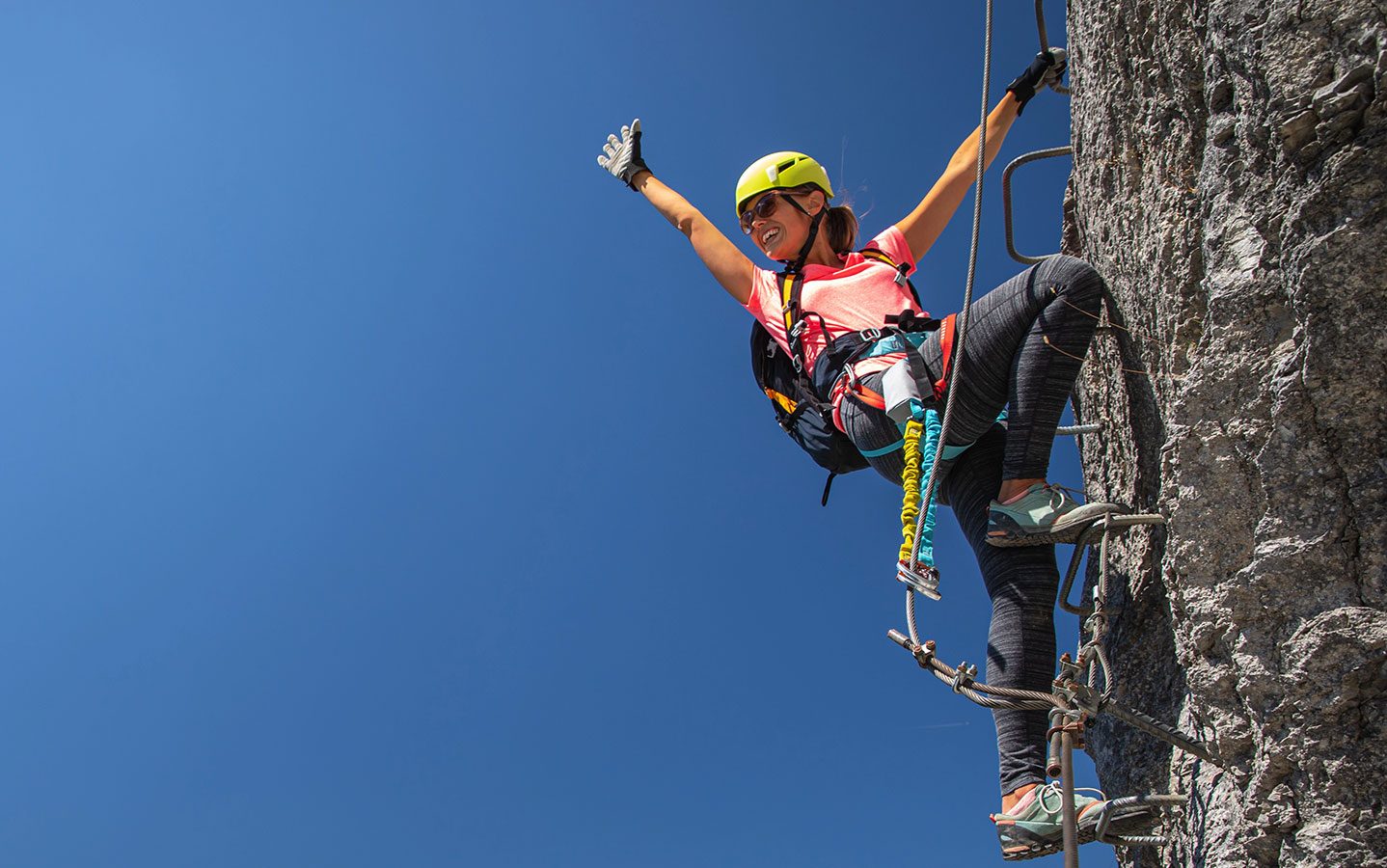 Via ferrata au Lac de Villefort